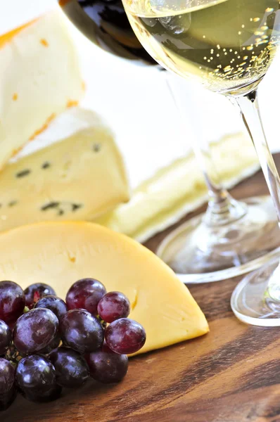 와인과 치즈 — 스톡 사진