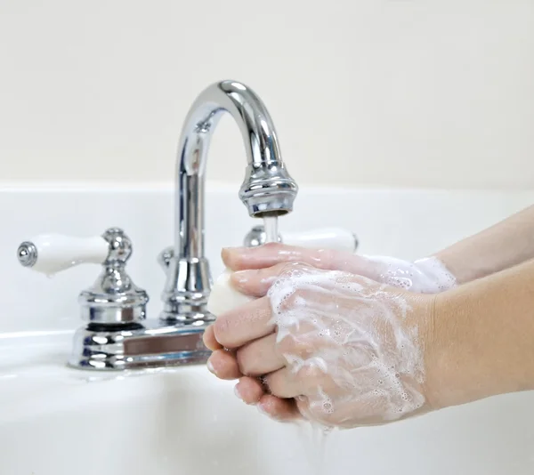 洗手运动 — 图库照片
