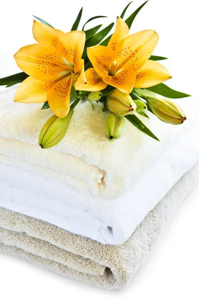 Στοίβα πετσέτες — Φωτογραφία Αρχείου