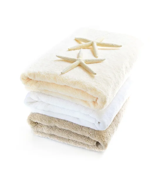 Pilha de toalhas — Fotografia de Stock