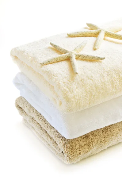 Montón de toallas — Foto de Stock