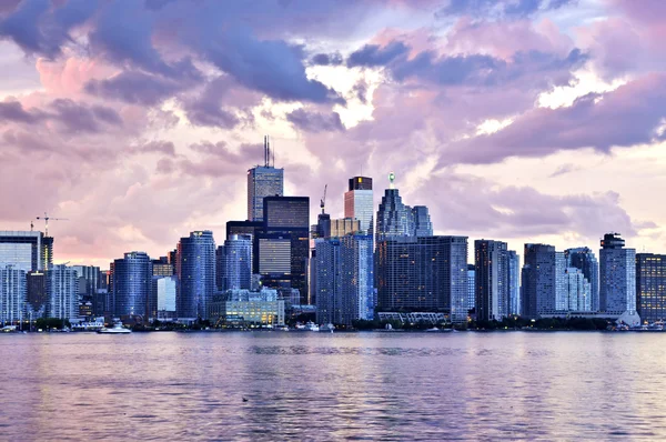 Мальовничим Видом Торонто Брісбен Waterfront Заході Сонця — стокове фото