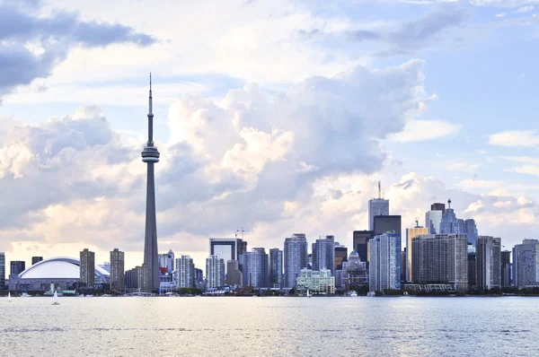 Toronto City Waterfront Skyline Späten Nachmittag — Stockfoto