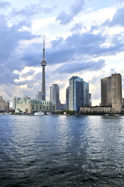 Toronto City Waterfront Skyline Späten Nachmittag — Stockfoto