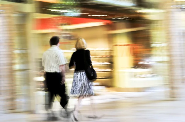 Shopping in a mall — Stock Photo, Image