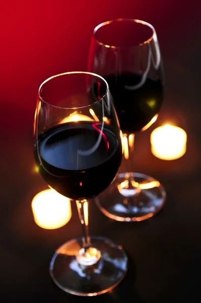 Vinné sklenice — Stock fotografie