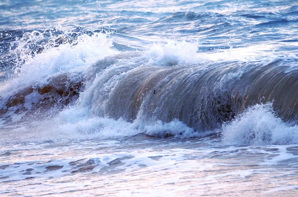 Grande Onda Urto Oceano Tempestoso — Foto Stock