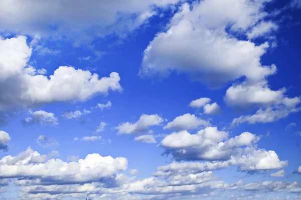 Achtergrond Van Blauwe Lucht Met Witte Wolken — Stockfoto