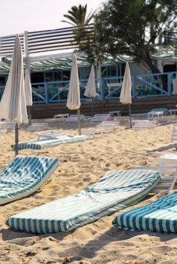 Pampelonne sahil yakınında st. tropez Fransız Rivierası