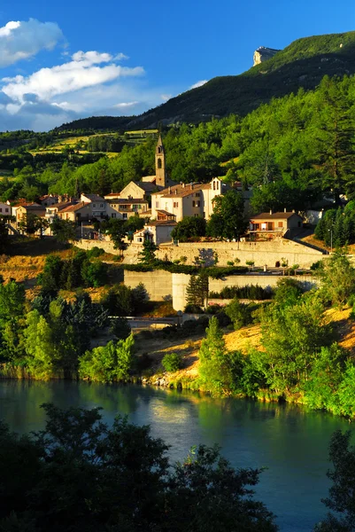 Şehir sisteron Provence, Fransa — Stok fotoğraf