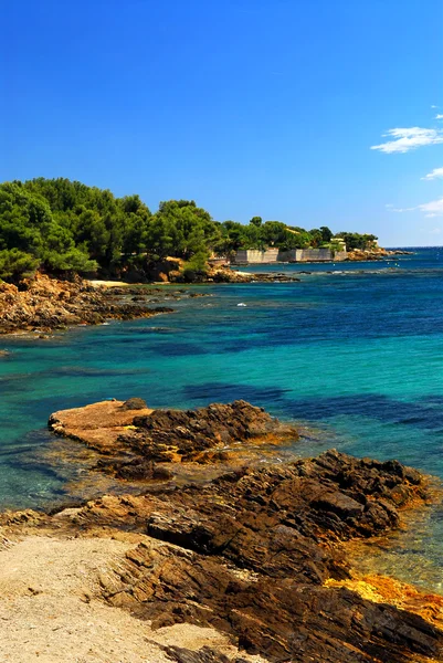 Mediterranean coast of French Riviera — Stock Photo, Image