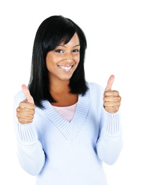 Smiling young woman clipart