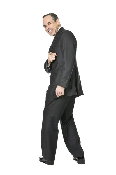 Businessman on white background — Stock Photo, Image