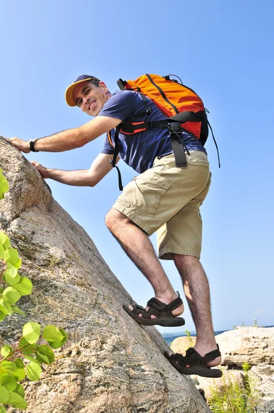 Man climbing — Stock Photo, Image