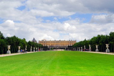 Versailles gardens and palace clipart