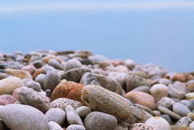 Beach pebbles clipart