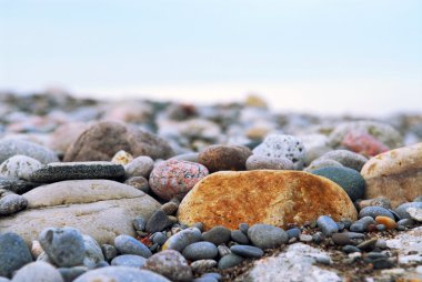 Beach pebbles clipart