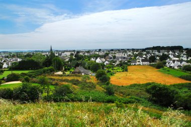 Town of Carnac in Brittany clipart