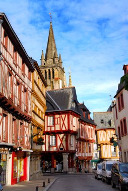 Medieval Vannes, France. clipart