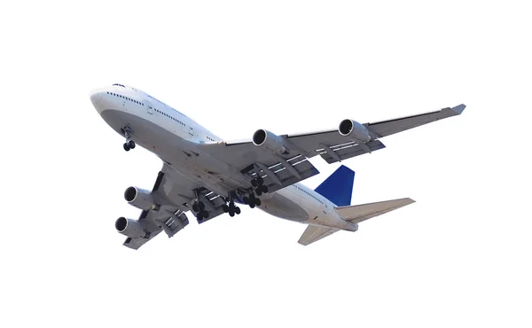 Airplane on white — Stock Photo, Image