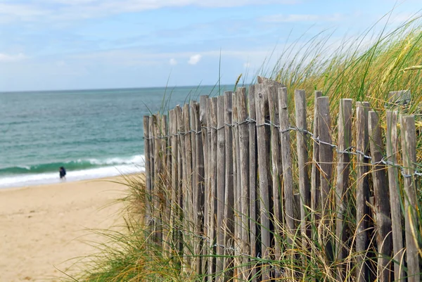 Plaj çit — Stok fotoğraf