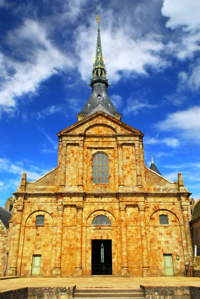 Fragmento Abadía Del Mont Saint Michel Francia — Foto de Stock