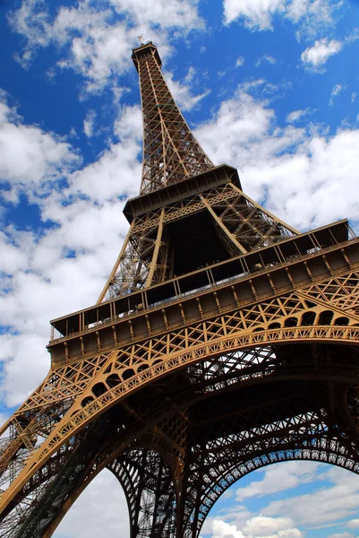 Torre Eiffel Sullo Sfondo Del Cielo Blu Parigi Francia — Foto Stock
