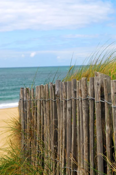 Plaj çit — Stok fotoğraf