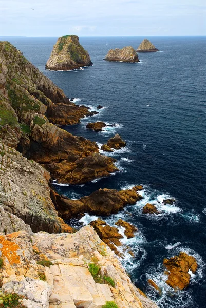 Atlantische kust in Bretagne — Stockfoto