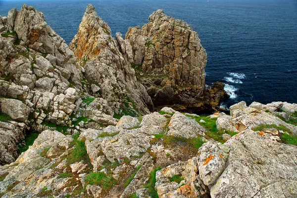 Wybrzeże Atlantyku w Bretanii — Zdjęcie stockowe