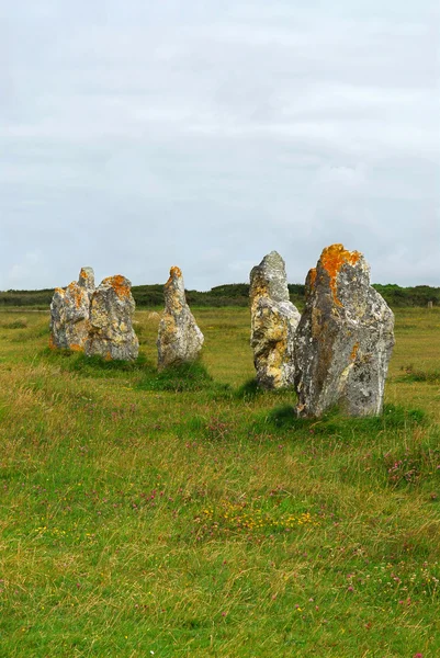 Bretagne-ban megalitikus műemlékek — Stock Fotó