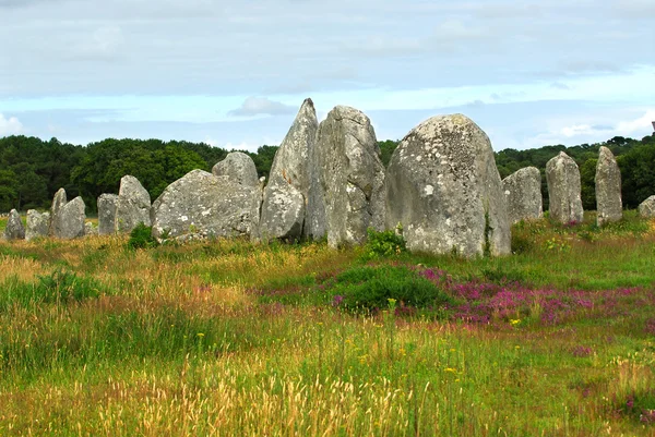 Bretagne-ban megalitikus műemlékek — Stock Fotó
