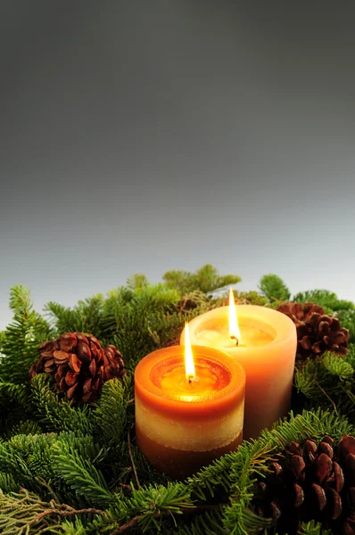 圣诞蜡烛 — 图库照片