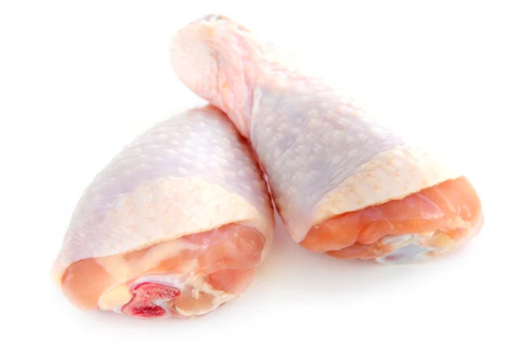 白い背景で隔離生鶏ばち状核突起 — ストック写真