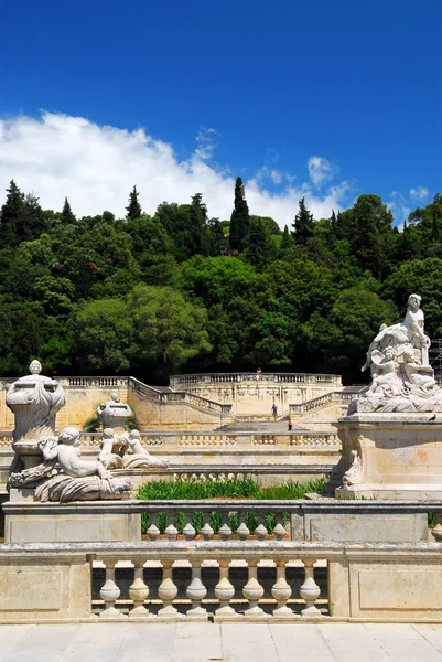 Jardin de la fontaine σε nimes Γαλλία — Φωτογραφία Αρχείου