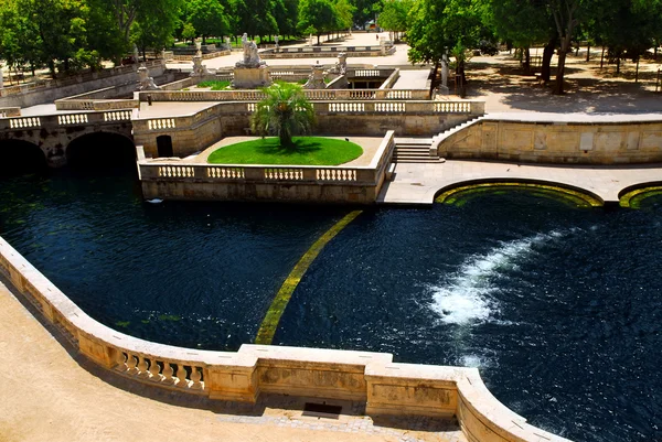 Jardin de la Fontaine in Nimes France — Stock Photo, Image