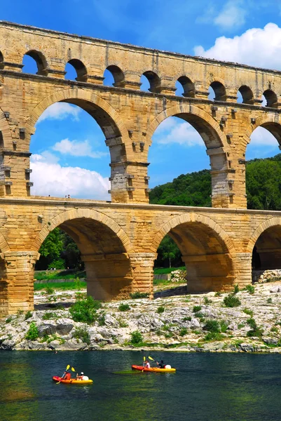 法国南部的Pont du Gard — 图库照片