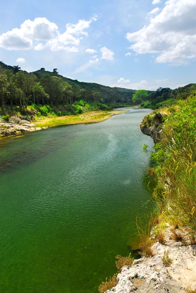 River Gard Sul França Perto Nimes — Fotografia de Stock