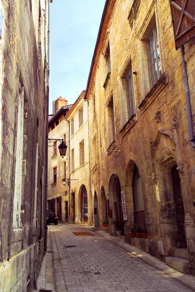 Rua Medieval Estreita Cidade Perigueux Perigord França — Fotografia de Stock