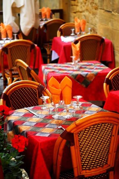 Restaurante patio — Foto de Stock