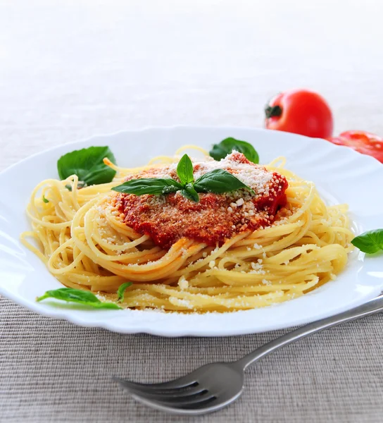 Plate of pasta — Stock Photo, Image