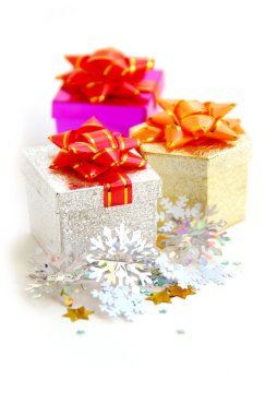 Gift boxes clipart