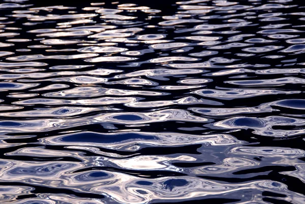 Blauw Water Oppervlak Abstracte Achtergrond — Stockfoto