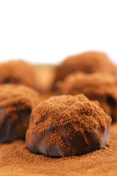 Шоколадні трюфелі — стокове фото