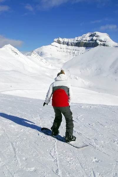 Bergen snowboard — Stockfoto