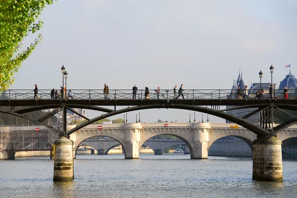 Paris Seine Üzerinde Taş Köprüler Fransa — Stok fotoğraf