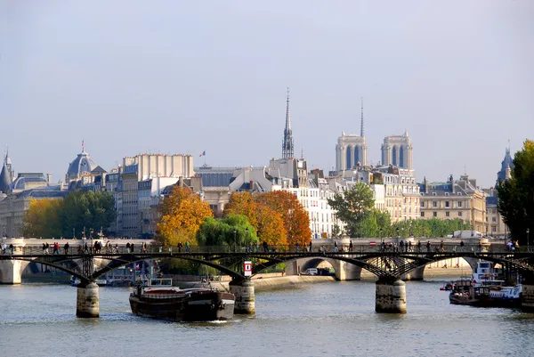 Puentes Piedra Sobre Sena París Francia — Foto de Stock