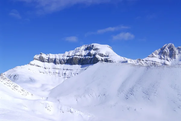 Paisaje Escénico Montaña Invierno Rockies Canadienses —  Fotos de Stock