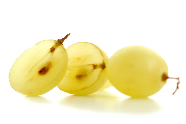Macro Extremo Uvas Frescas Cortadas Con Semillas — Foto de Stock