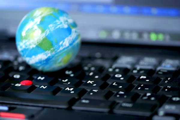 Internet computer business globale — Foto Stock
